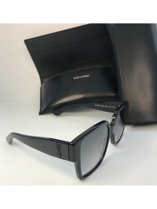 New  - ? Authentic Saint Laurent Black Grey Sunglasses SLM9 main image 12